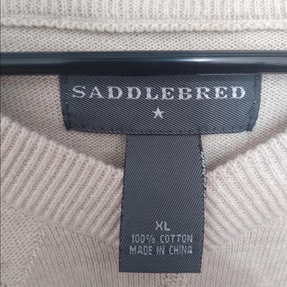 Saddlebred Tan Men’s Sweater Vest